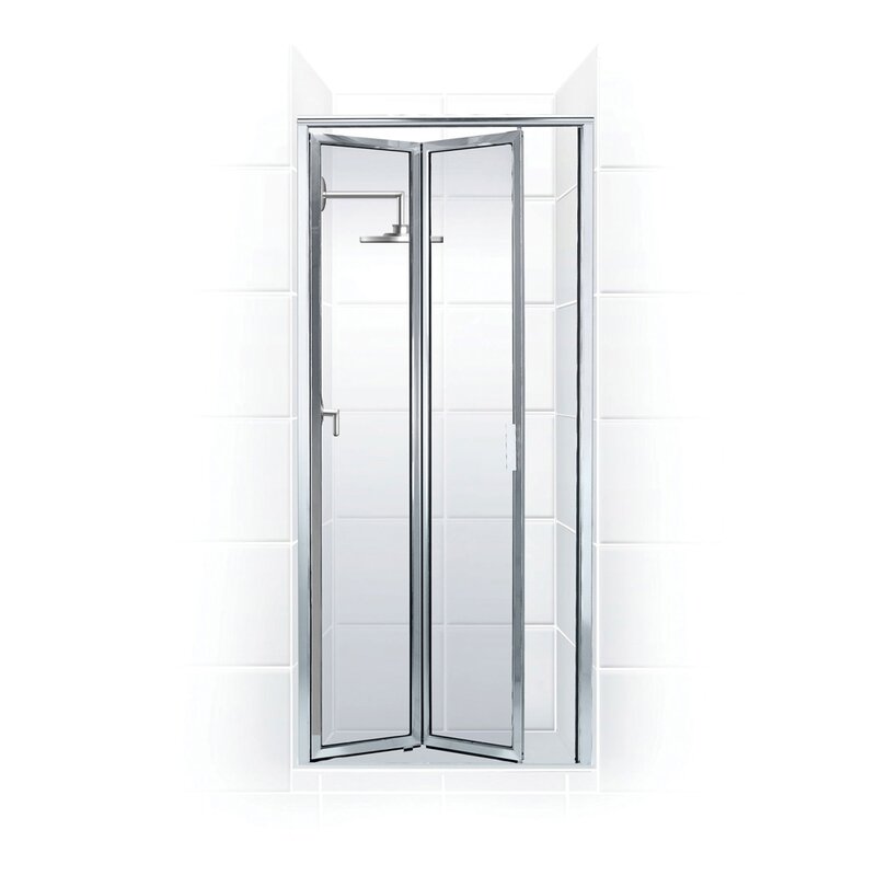 Coastal Industries Paragon Series 22" x 71" Folding Framed Shower Door